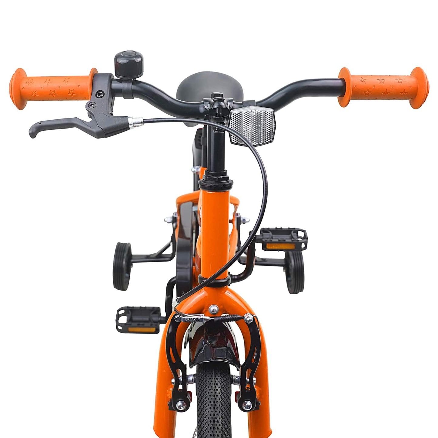 vidaXL Kids Bike 12 Inches for 2-4 Years Old Orange