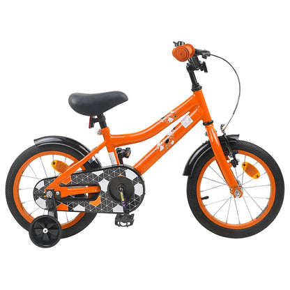 vidaXL Kids Bike 16 Inches for 4-6 Years Old Orange