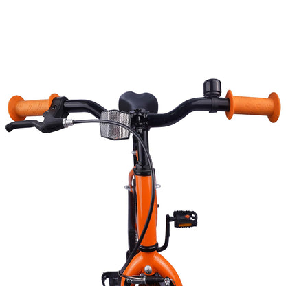 vidaXL Kids Bike 18 Inches for 5-7 Years Old Orange