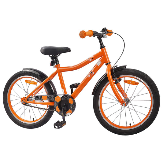vidaXL Kids Bike 18 Inches for 5-7 Years Old Orange