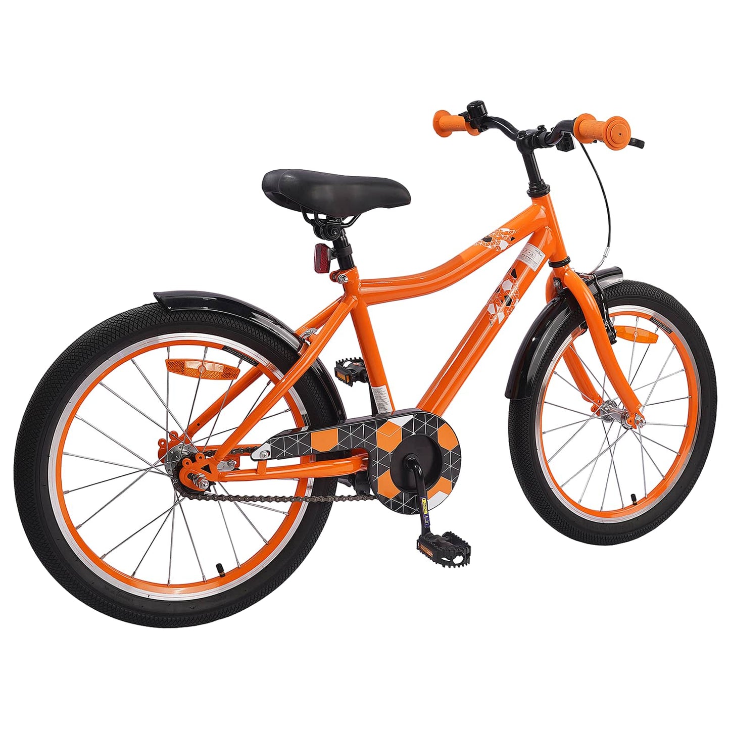 vidaXL Kids Bike 20 Inches for 6-11 Years Old Orange