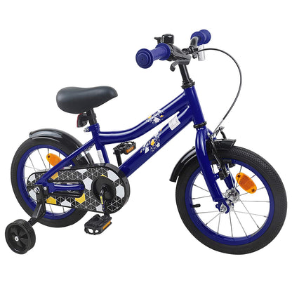 vidaXL Kids Bike 12 Inches for 2-4 Years Old Dark Blue