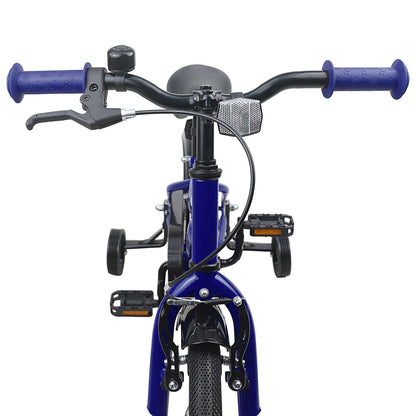 vidaXL Kids Bike 14 Inches for 3-5 Years Old Dark Blue