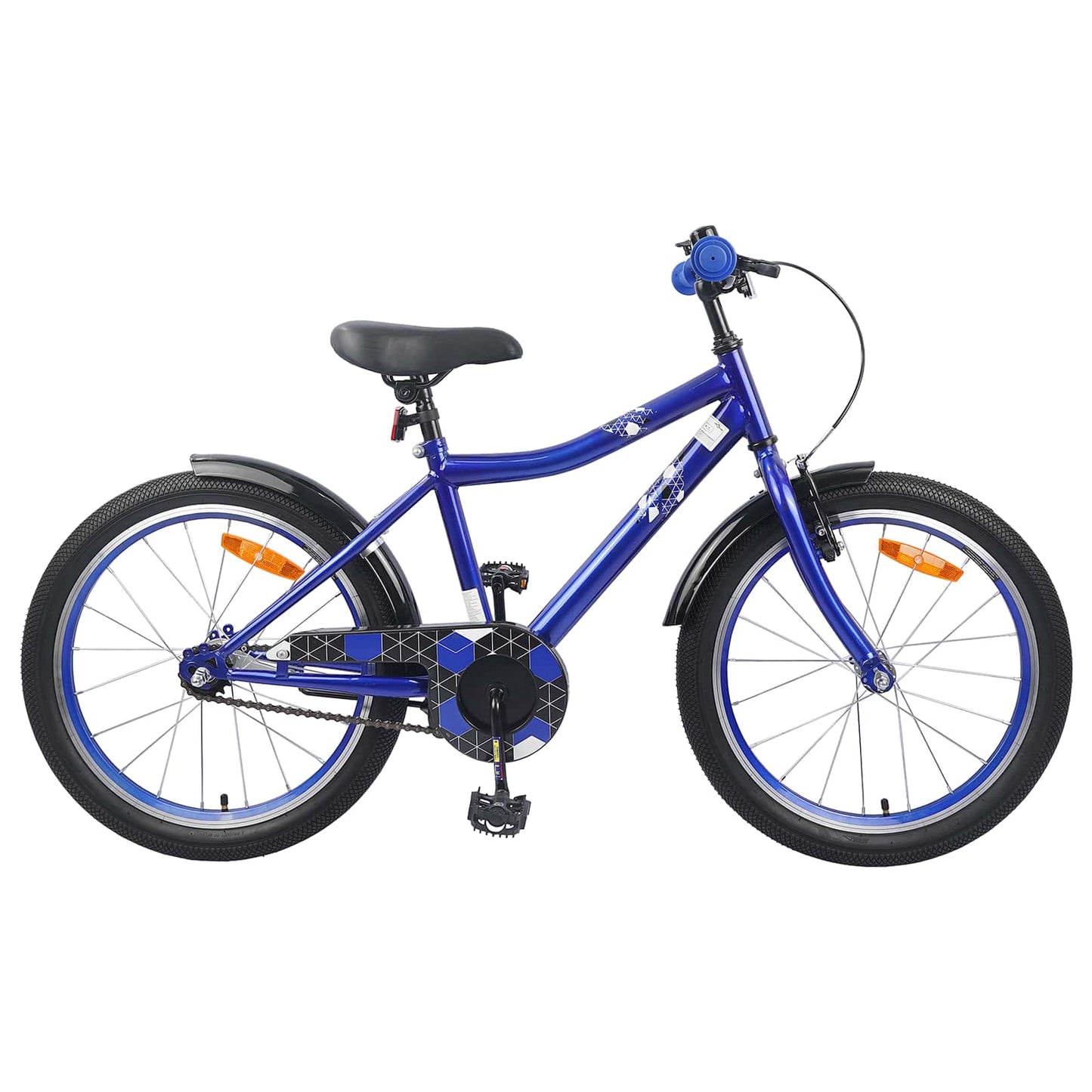 vidaXL Kids Bike 20 Inches for 6-11 Years Old Dark Blue