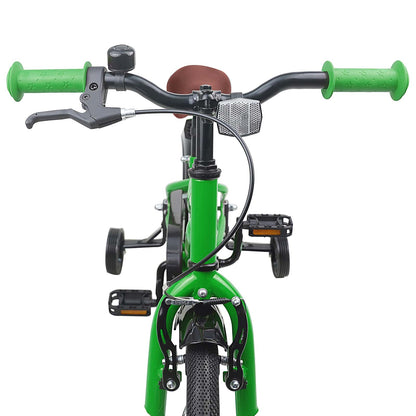 vidaXL Kids Bike 16 Inches for 4-6 Years Old Green