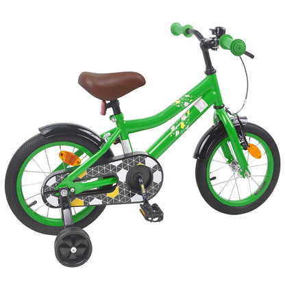 vidaXL Kids Bike 16 Inches for 4-6 Years Old Green