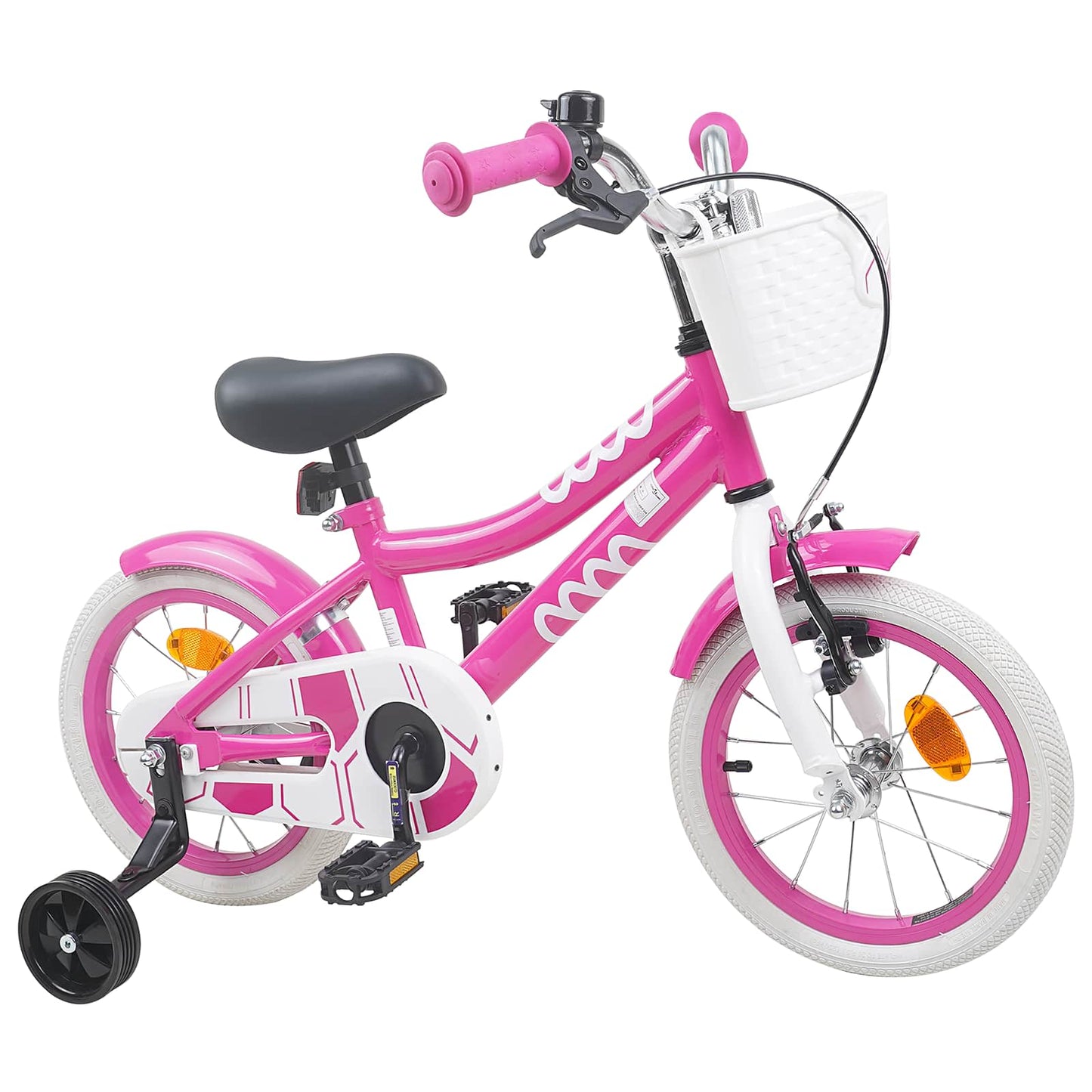 vidaXL Kids Bike 16 Inches for 4-6 Years Old Pink