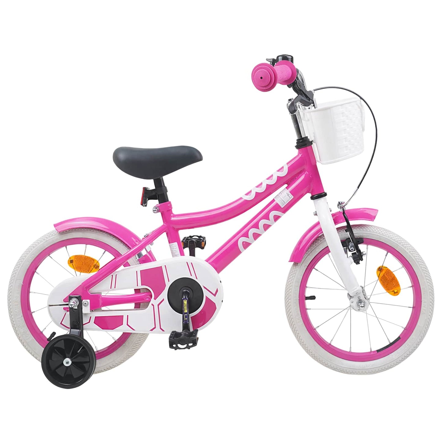 vidaXL Kids Bike 16 Inches for 4-6 Years Old Pink