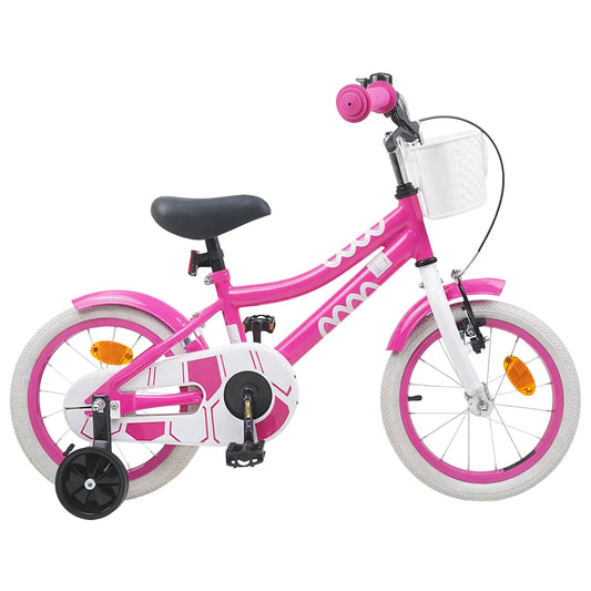vidaXL Kids Bike 16 Inches for 4-6 Years Old Pink