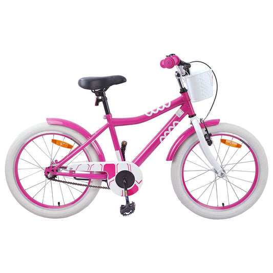 vidaXL Kids Bike 20 Inches for 6-11 Years Old Pink