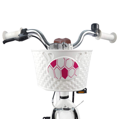 vidaXL Kids Bike 20 Inches for 6-11 Years Old White