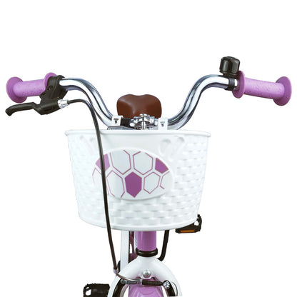 vidaXL Kids Bike 18 Inches for 5-7 Years Old Purple