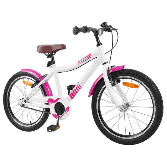 vidaXL Kids Bike 18 Inches for 5-7 Years Old Pink