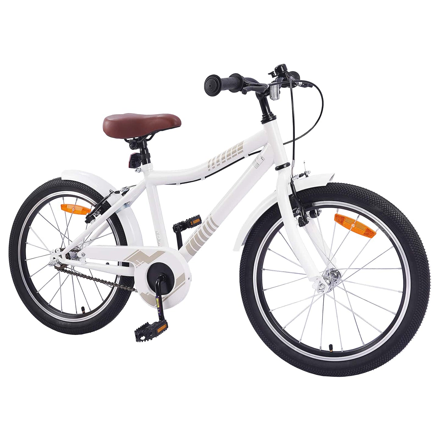 vidaXL Kids Bike 20'' for 6-11 Years Old white