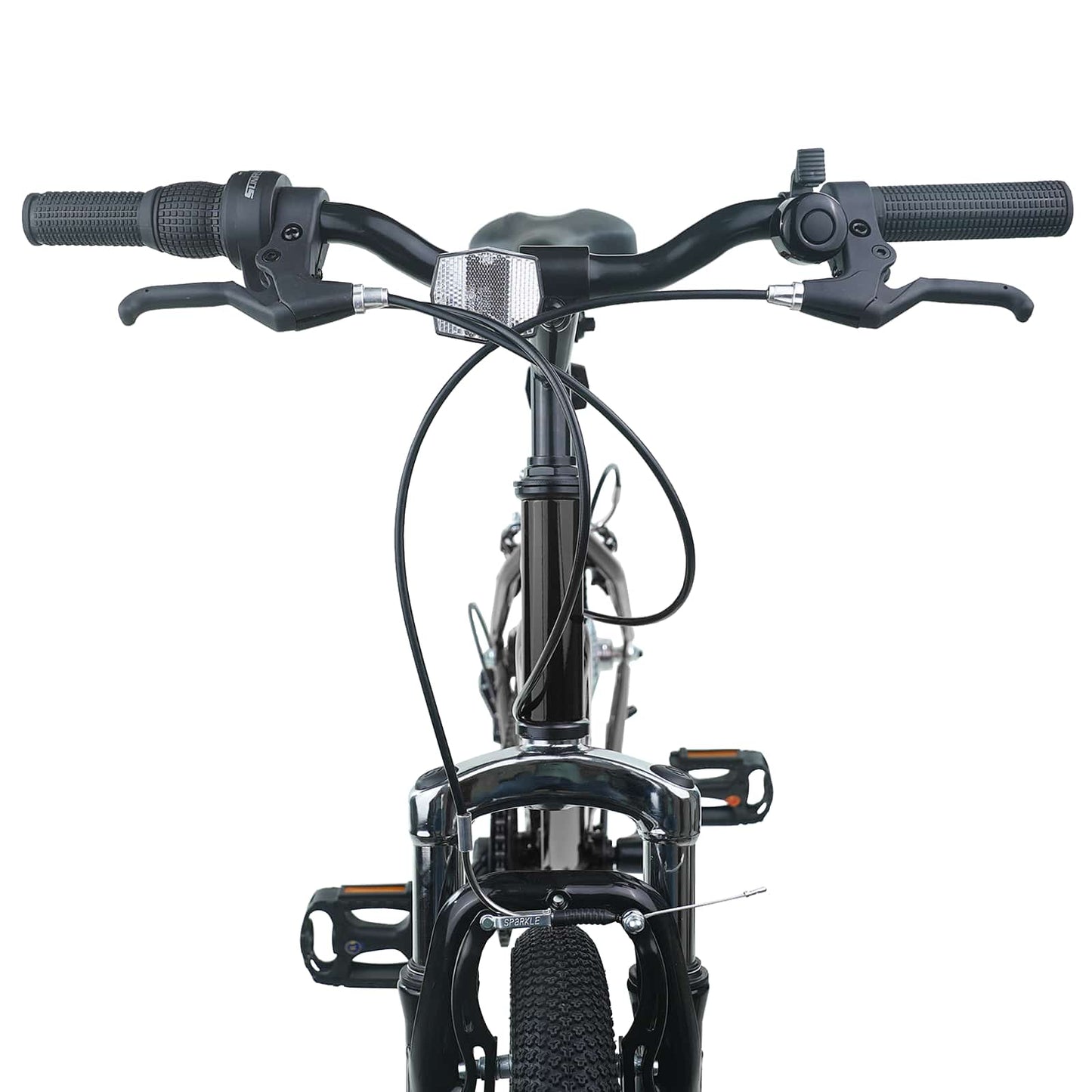 vidaXL Kids Bike 24'' 6-Speed for 8-12 Years Old Black