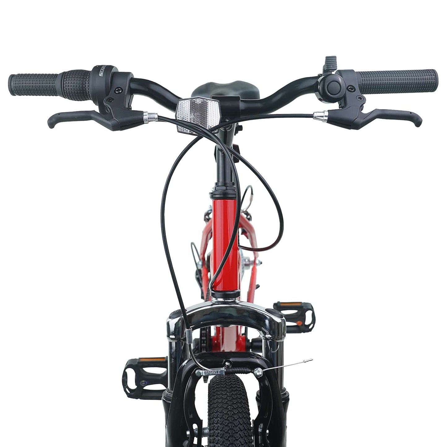 vidaXL Kids Bike 24'' 6-Speed for 8-12 Years Old Red