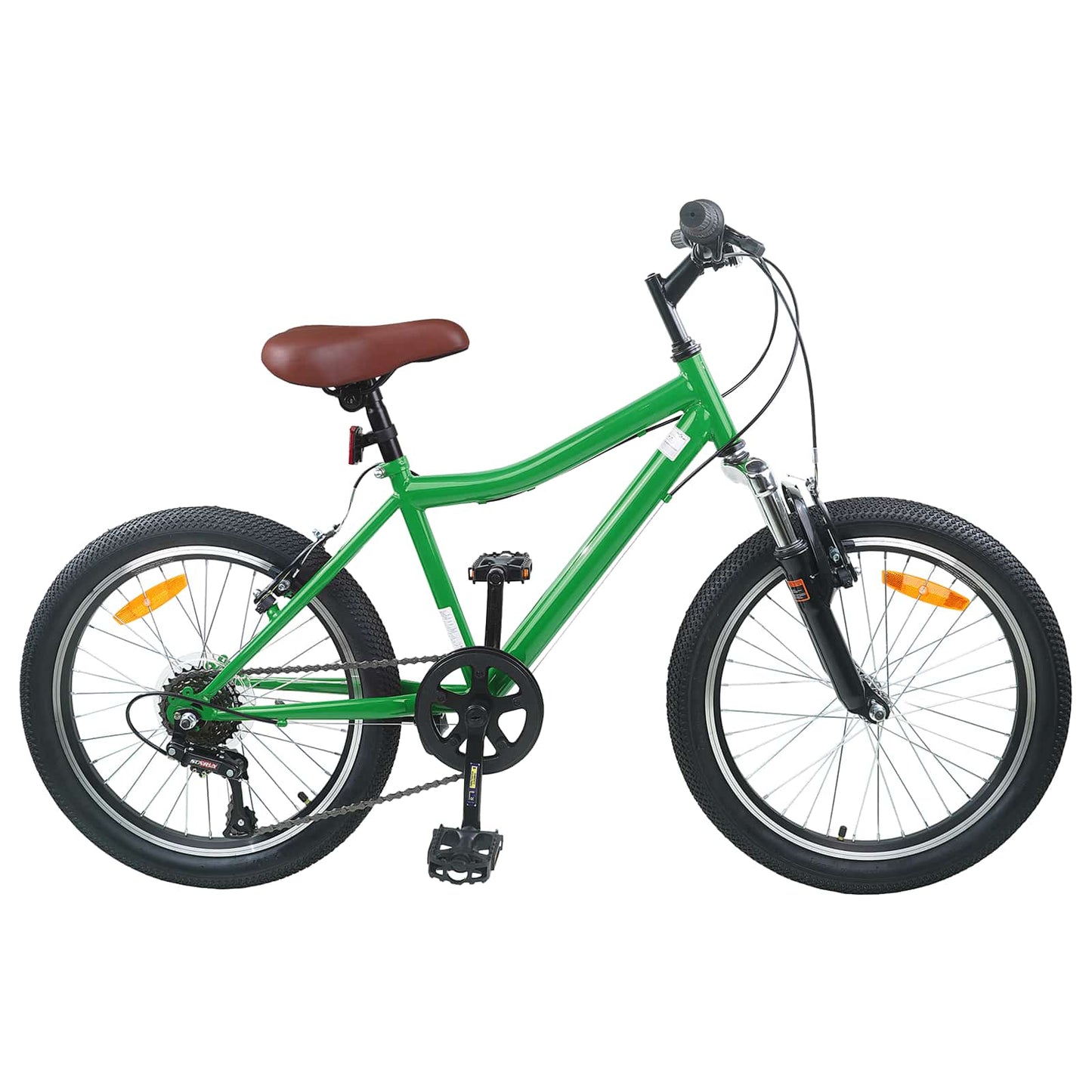 vidaXL Kids Bike 20'' 6-Speed for 6-11 Years Old Green