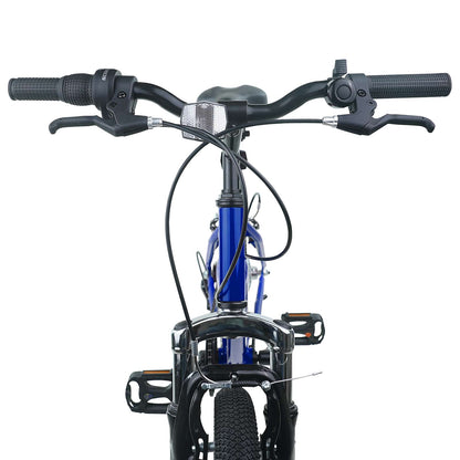 vidaXL Kids Bike 20'' 6-Speed for 6-11 Years Old Dark Blue