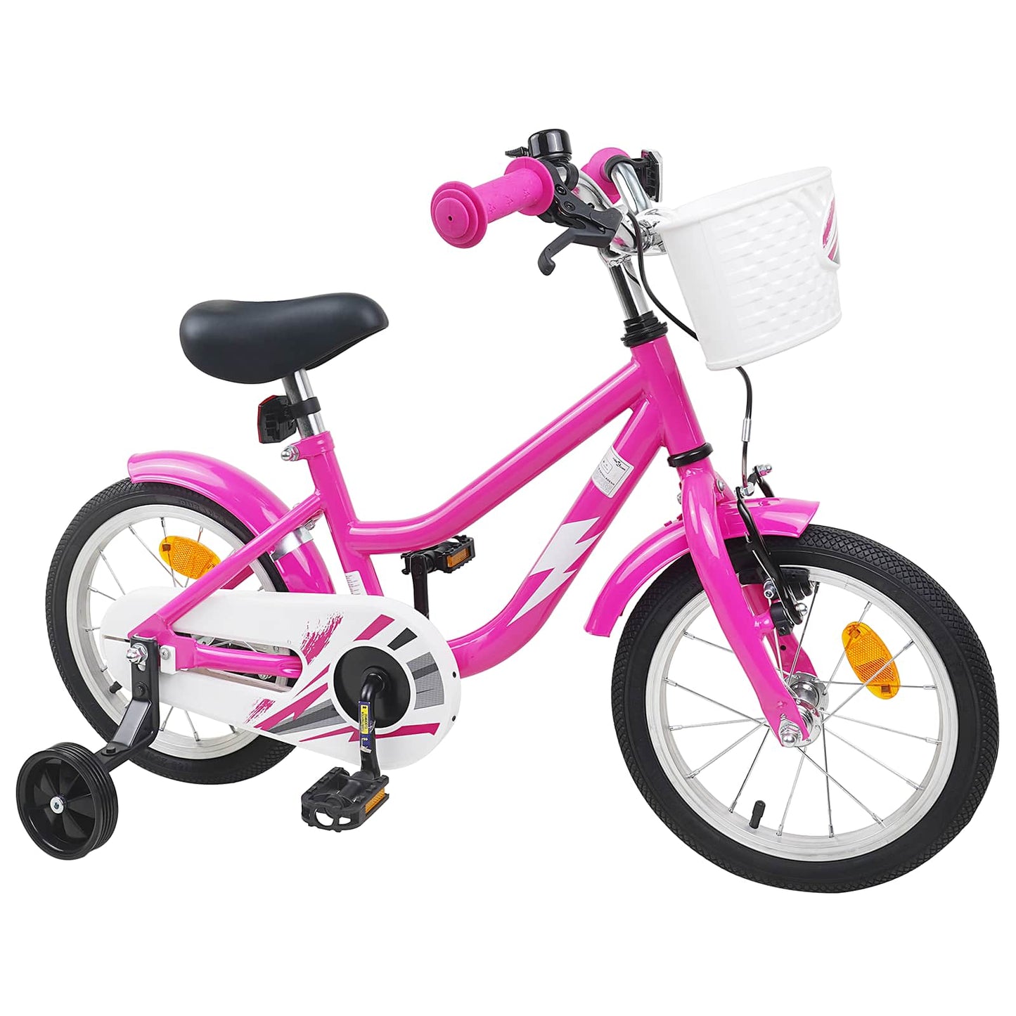 vidaXL Kids Bike 16 Inches for 4-6 Years Old Dark Pink