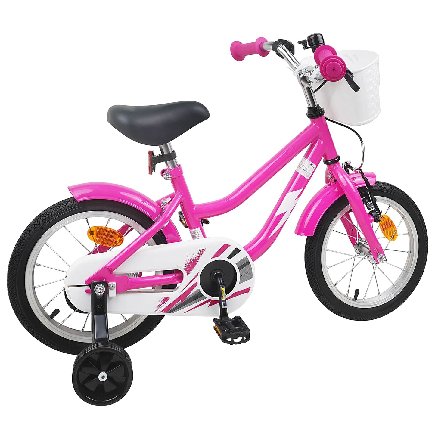 vidaXL Kids Bike 16 Inches for 4-6 Years Old Dark Pink