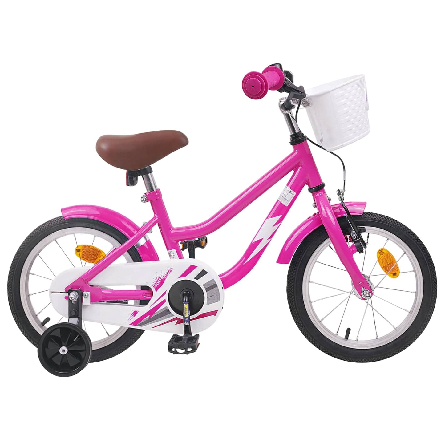 vidaXL Kids Bike 16 Inches for 4-6 Years Old Dark Pink