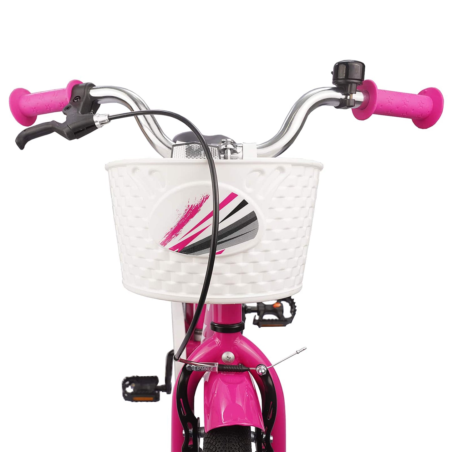 vidaXL Kids Bike 18 Inches for 5-7 Years Old Dark Pink