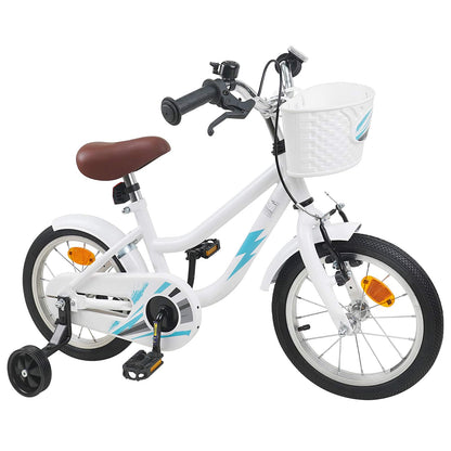 vidaXL Kids Bike 16 Inches for 4-6 Years Old White