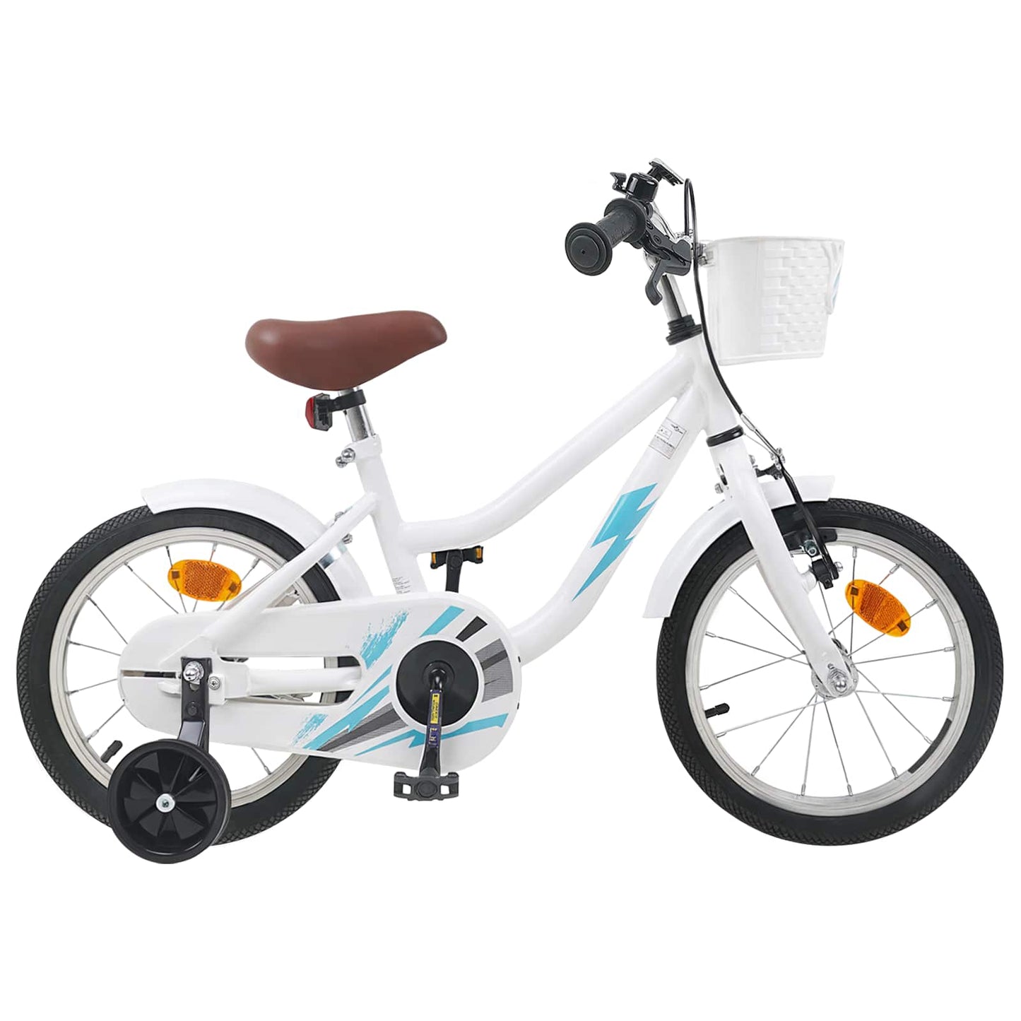 vidaXL Kids Bike 16 Inches for 4-6 Years Old White