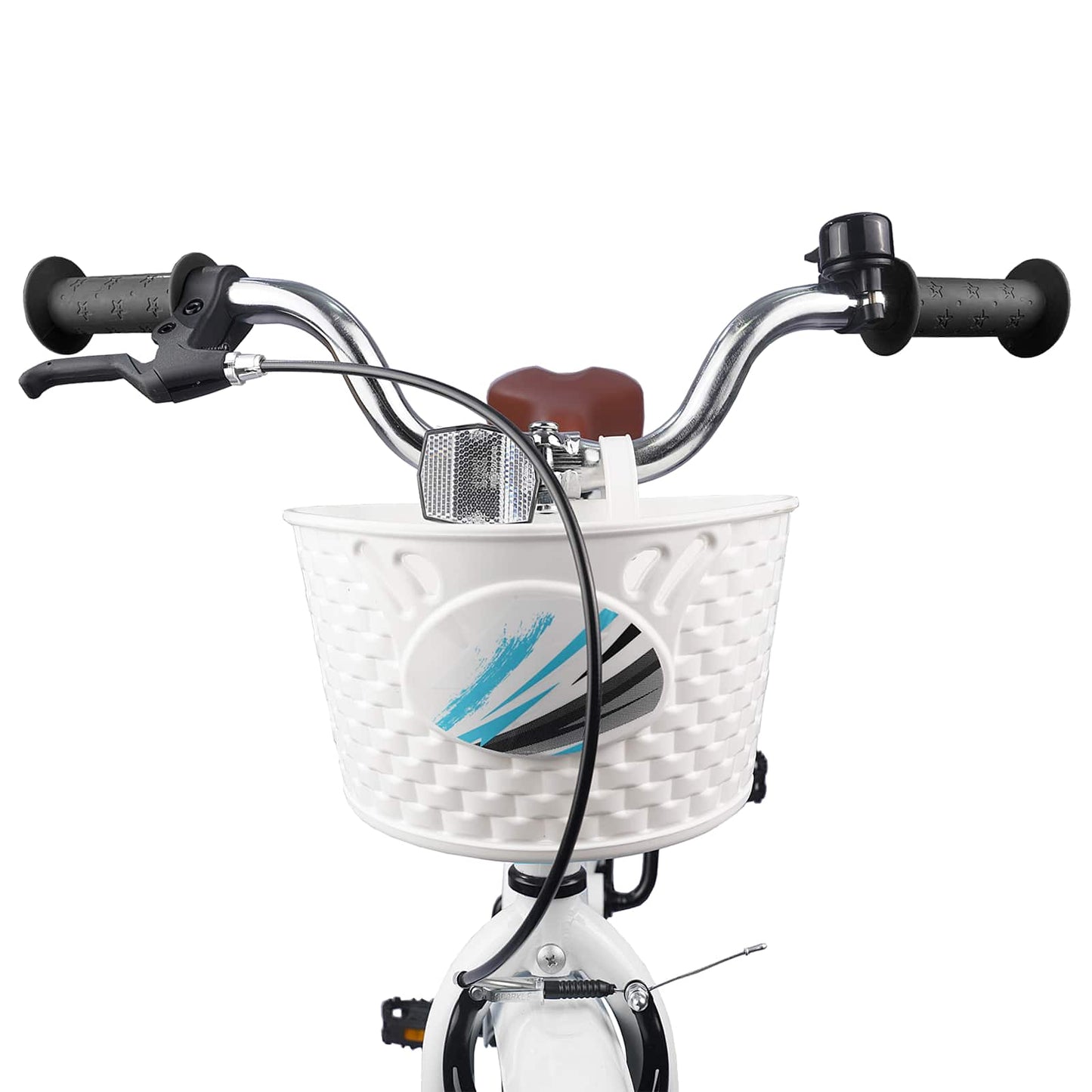 vidaXL Kids Bike 18 Inches for 5-7 Years Old White