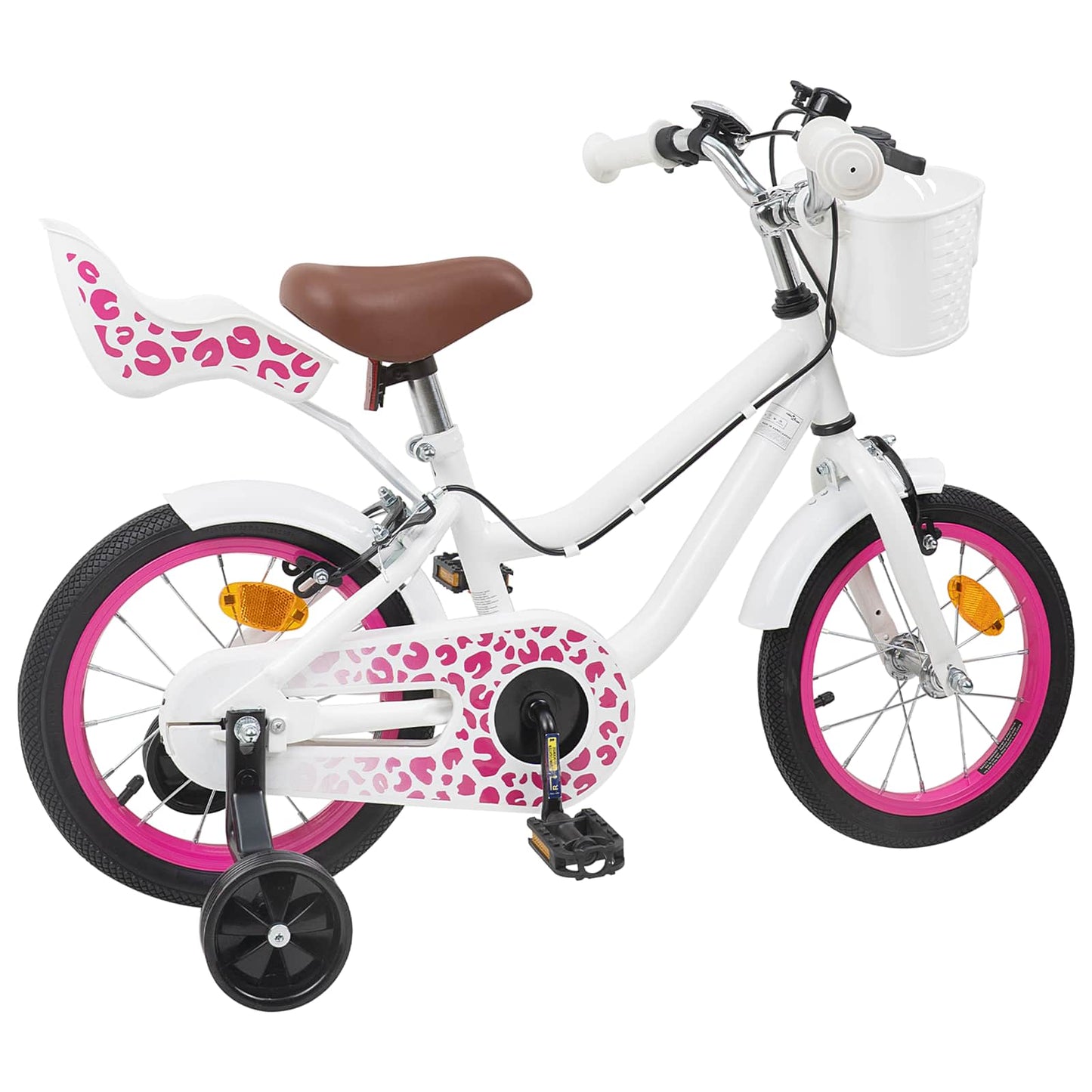 vidaXL Kids Bike with Training Wheels 14 Inches for 3-5 Years Old