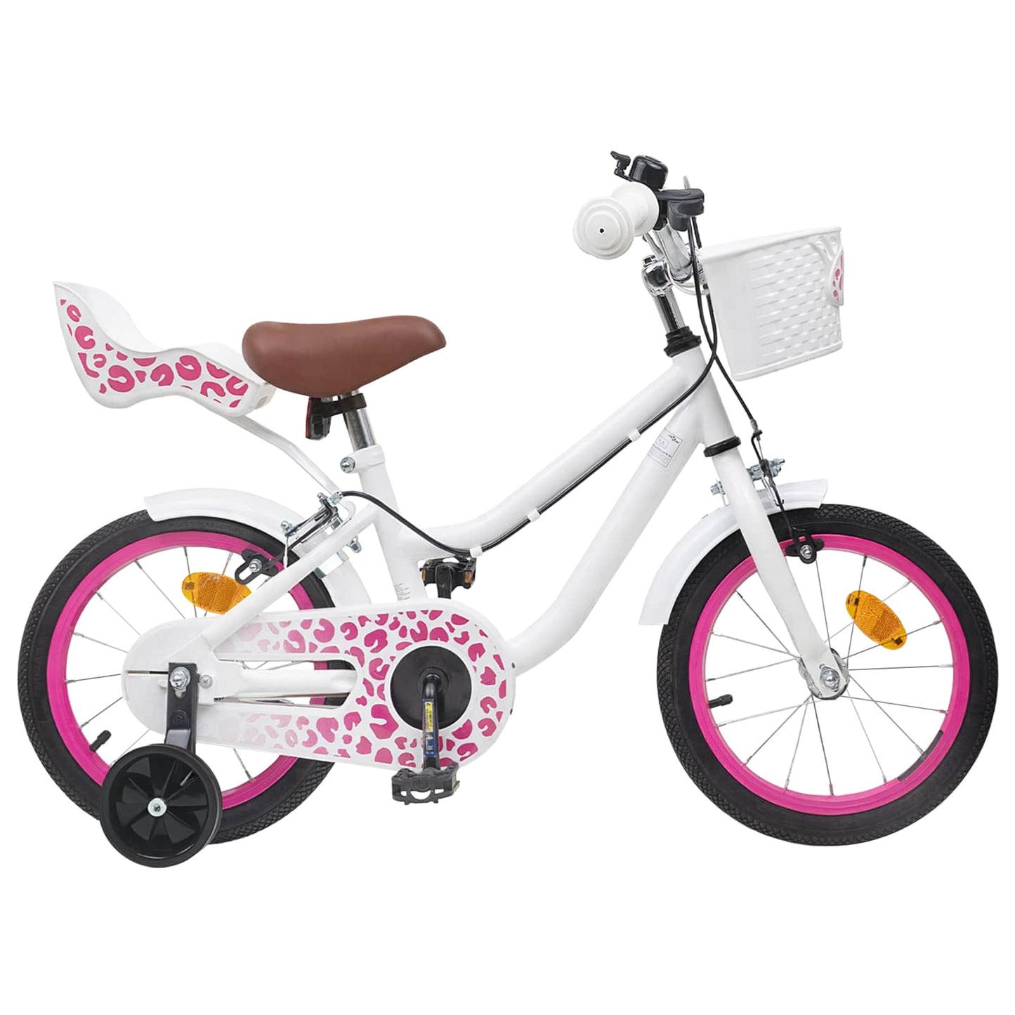 vidaXL Kids Bike with Training Wheels 14 Inches for 3-5 Years Old