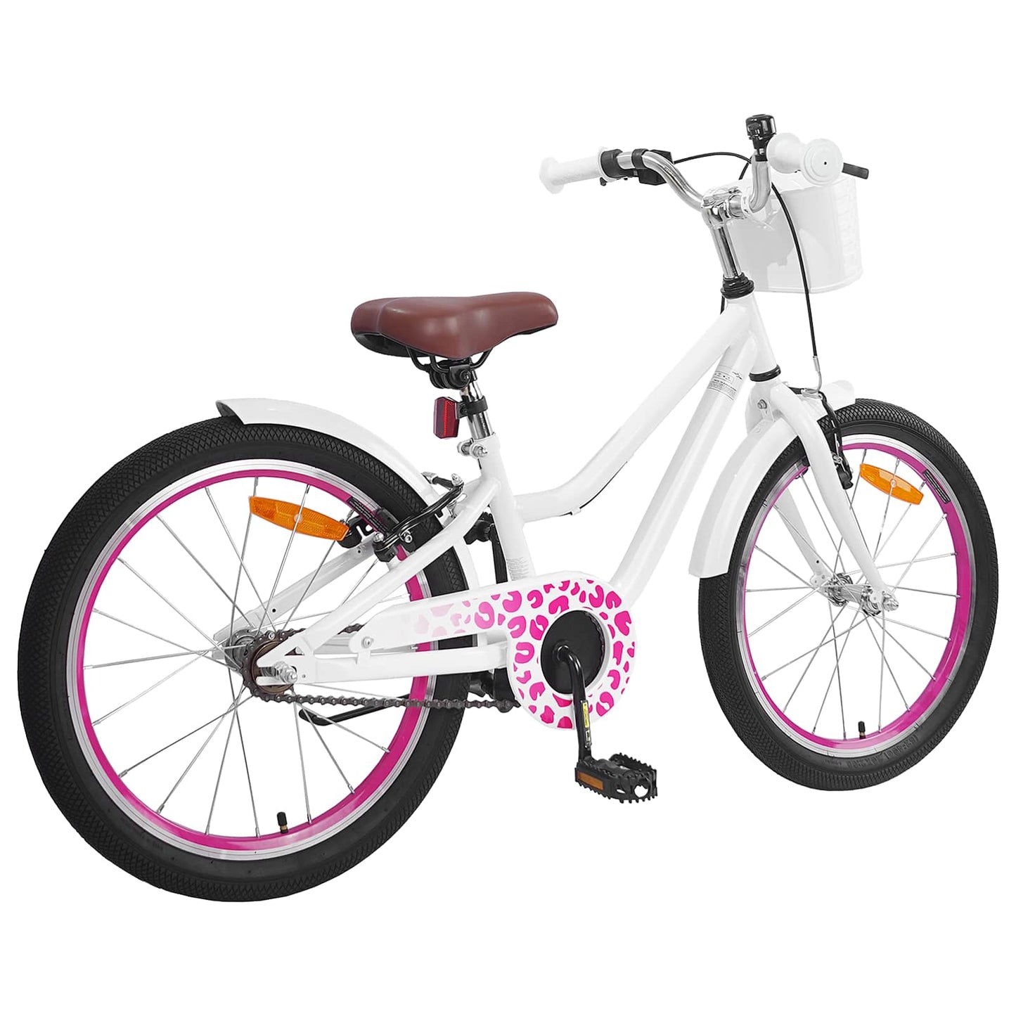 vidaXL Kids Bike with Training Wheels 18 Inches for 5-7 Years Old