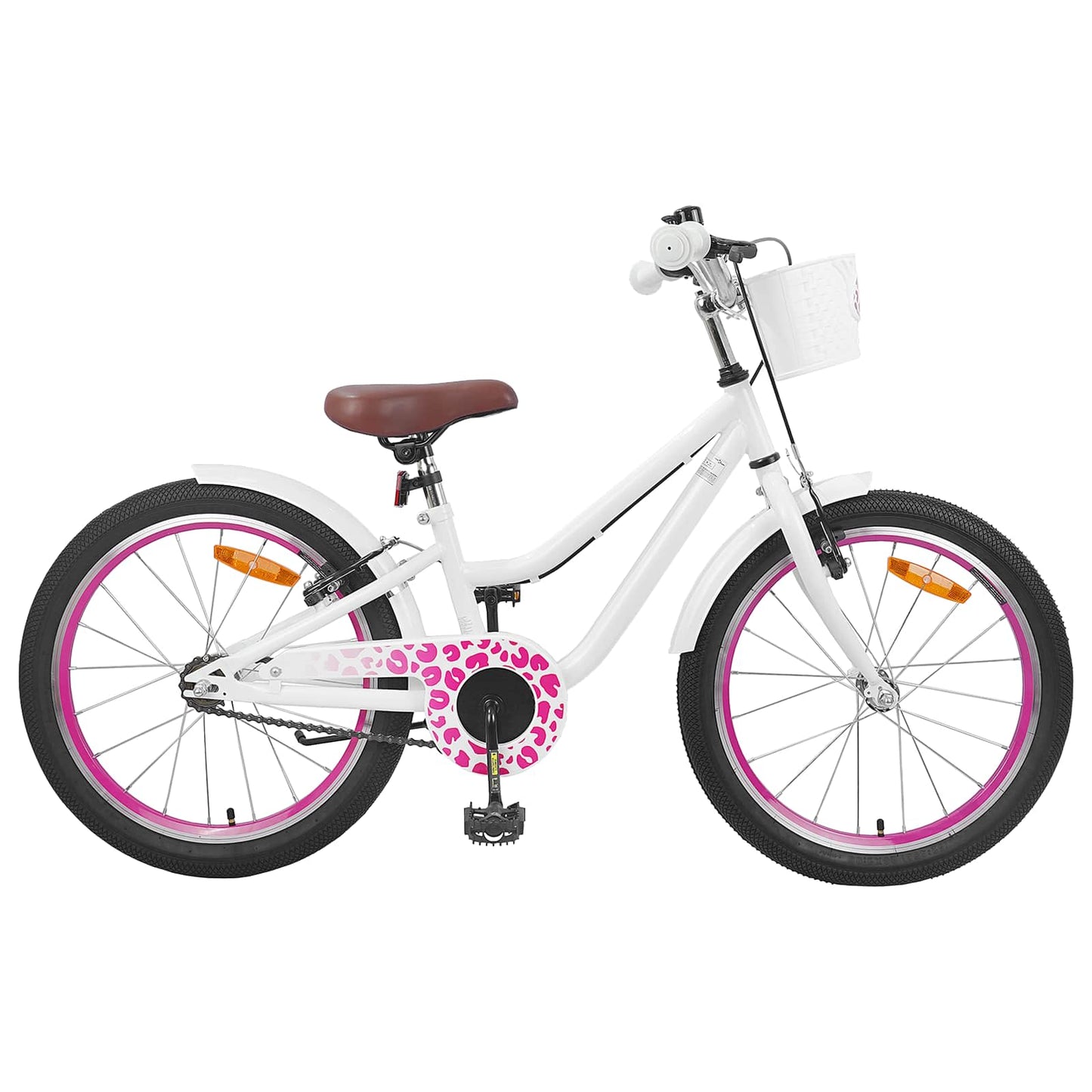 vidaXL Kids Bike with Training Wheels 18 Inches for 5-7 Years Old