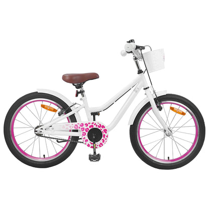 vidaXL Kids Bike with Training Wheels 18 Inches for 5-7 Years Old
