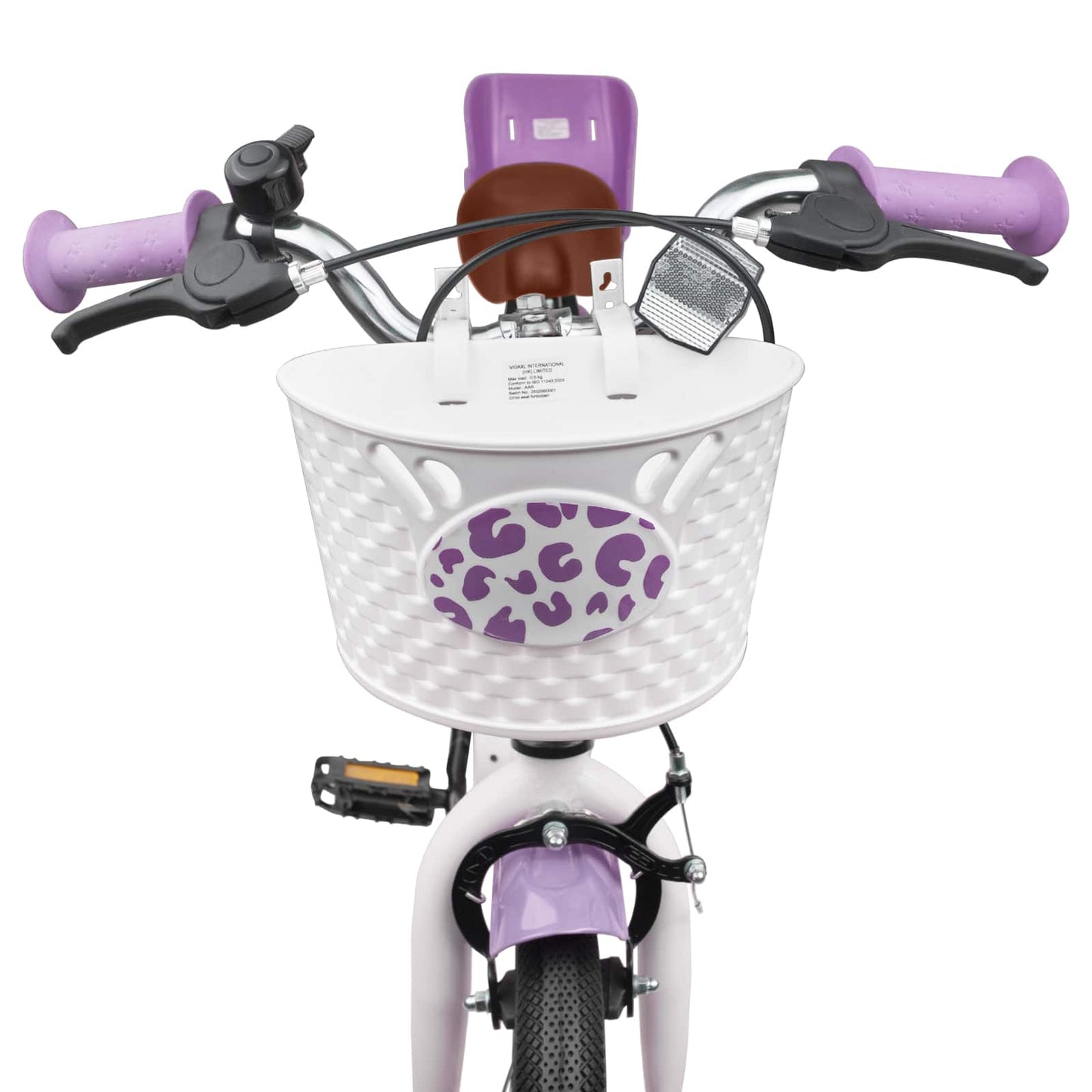vidaXL Kids Bike 16 Inches for 4-6 Years Old Purple