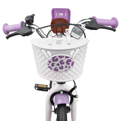 vidaXL Kids Bike 16 Inches for 4-6 Years Old Purple