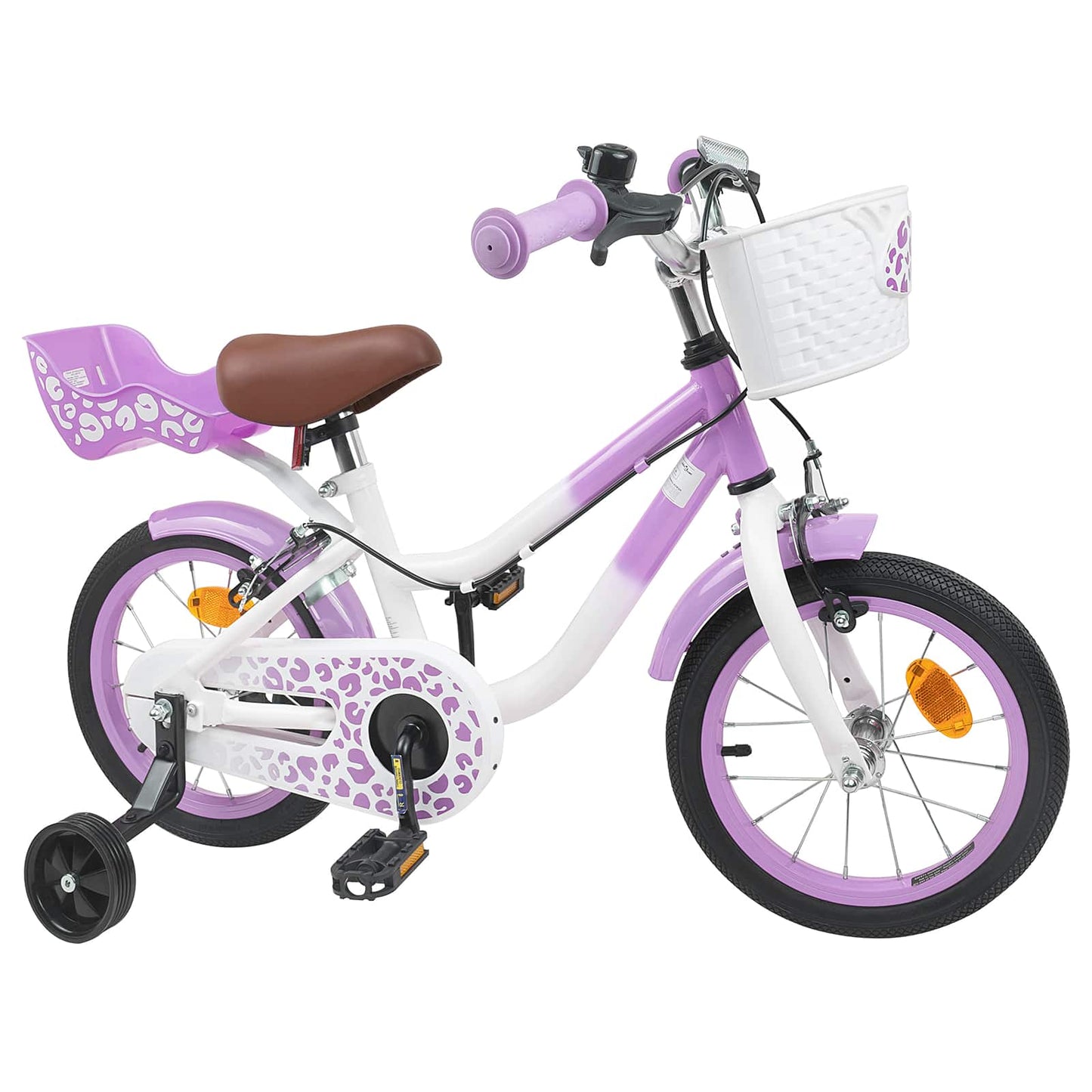 vidaXL Kids Bike 16 Inches for 4-6 Years Old Purple