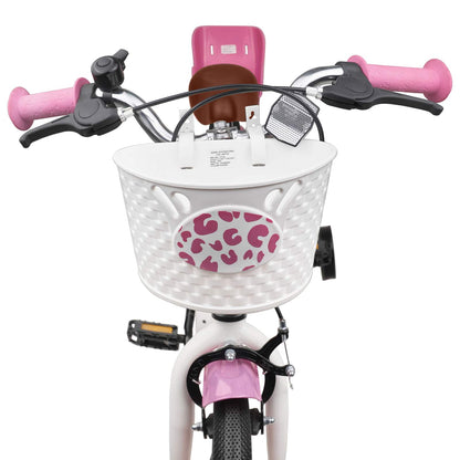 vidaXL Kids Bike 16 Inches for 4-6 Years Old Light Pink