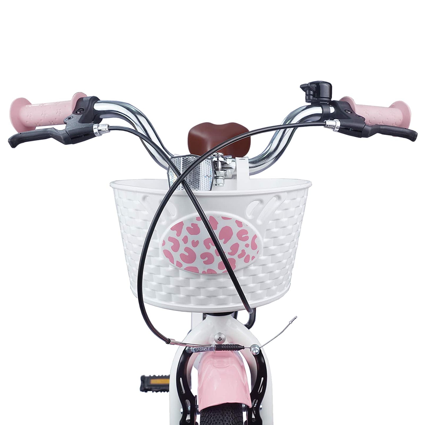 vidaXL Kids Bike 18 Inches for 5-7 Years Old Light Pink