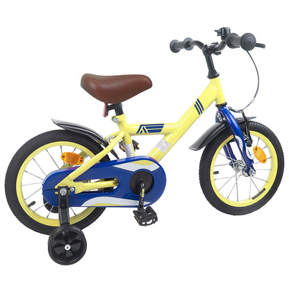 vidaXL Kids Bike 12 Inches for 2-4 Years Old Yellow