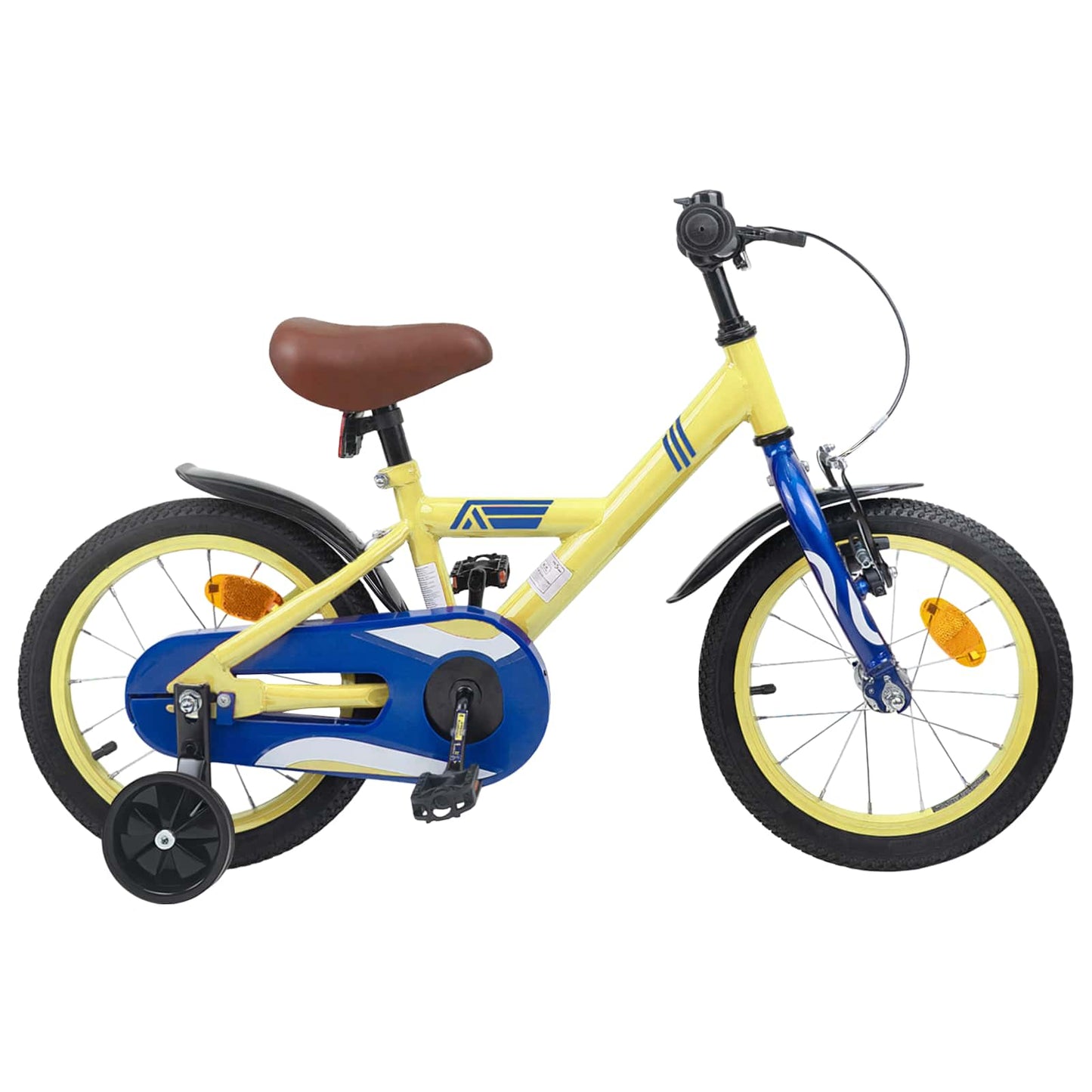 vidaXL Kids Bike 16 Inches for 4-6 Years Old Yellow