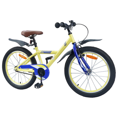 vidaXL Kids Bike 18 Inches for 5-7 Years Old Yellow