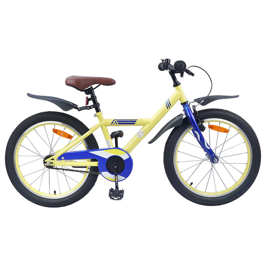 vidaXL Kids Bike 20 Inches for 6-11 Years Old Yellow