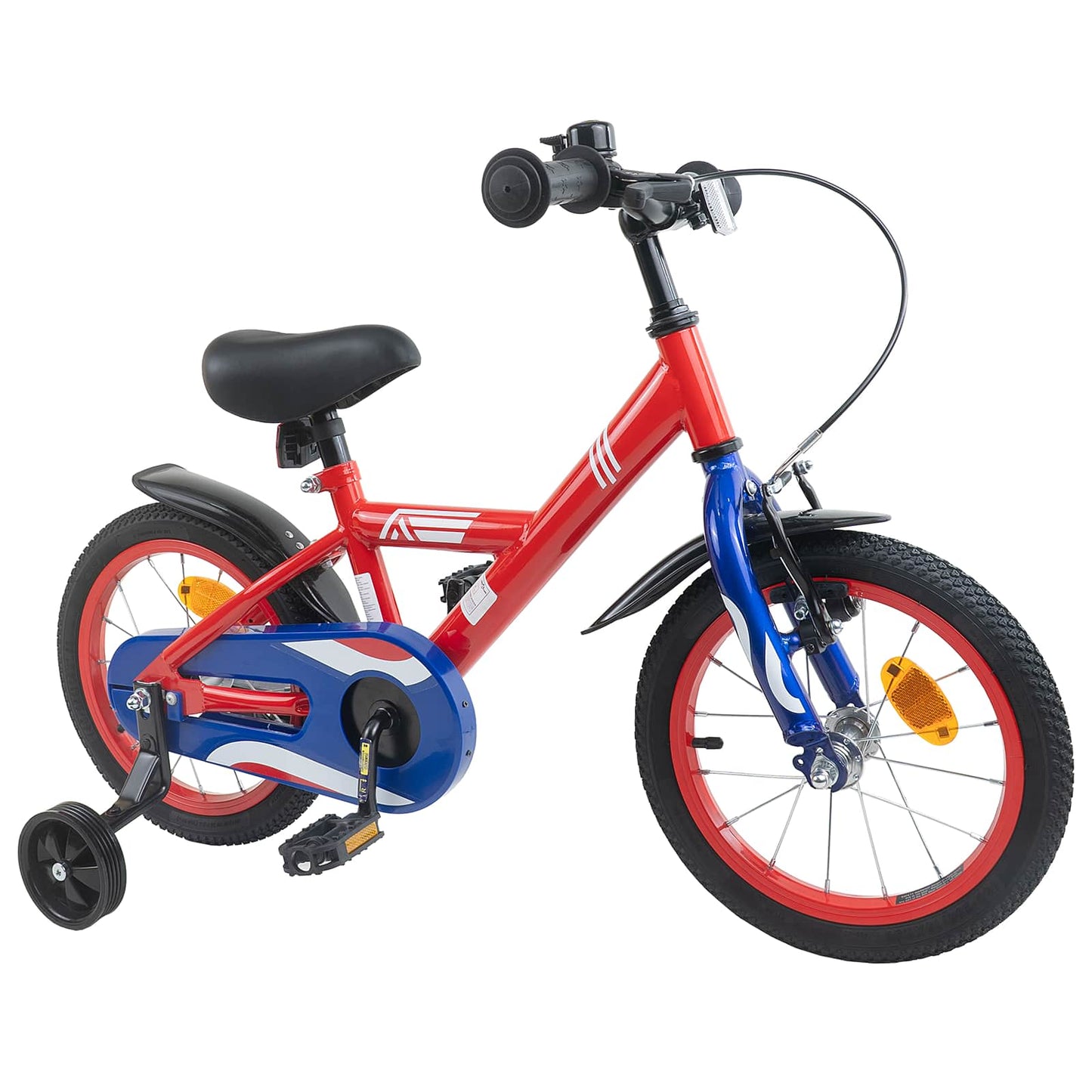vidaXL Kids Bike 14 Inches for 3-5 Years Old Red
