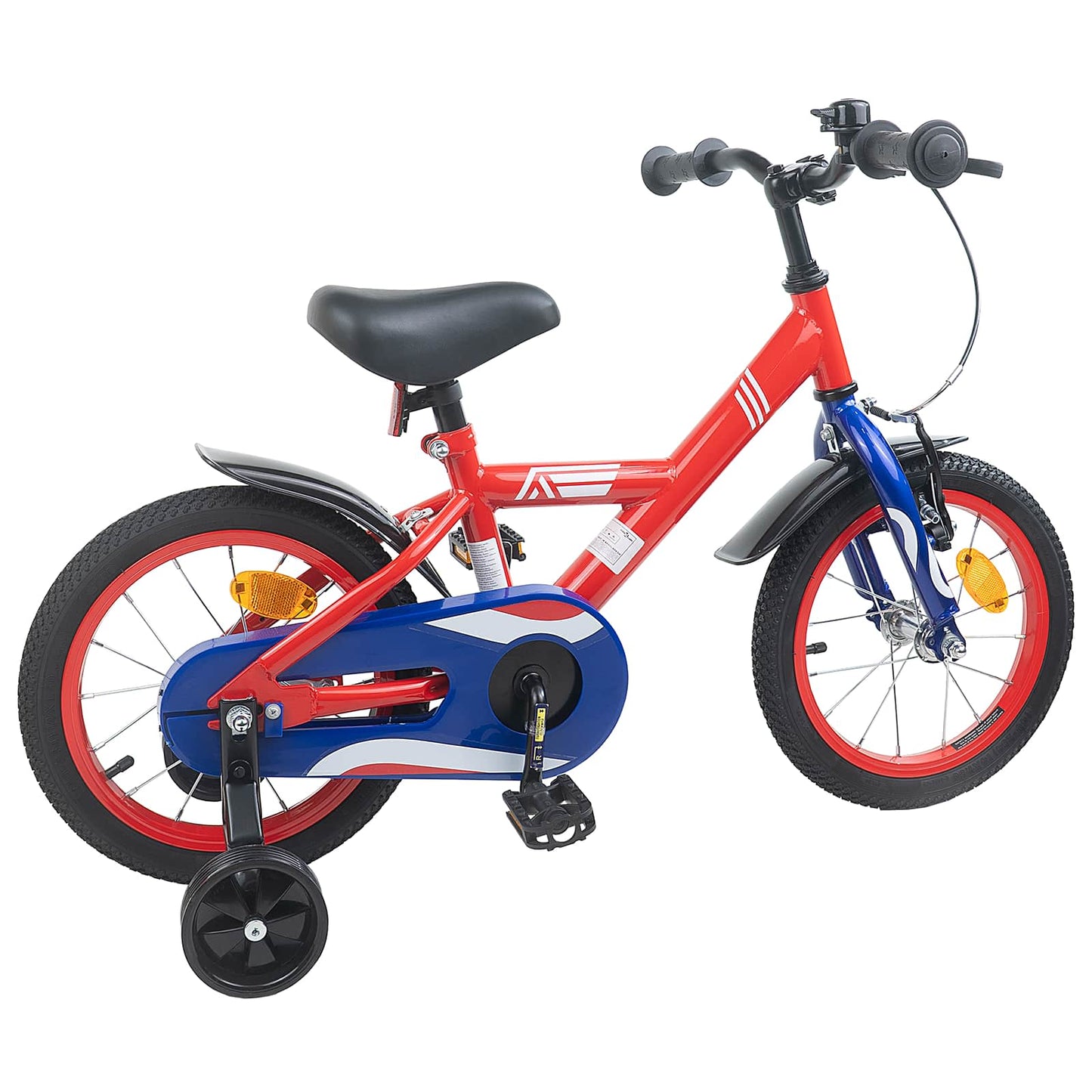 vidaXL Kids Bike 14 Inches for 3-5 Years Old Red