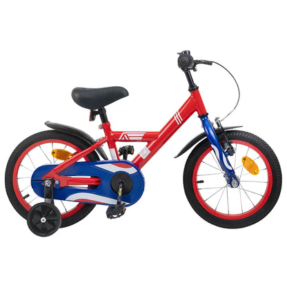 vidaXL Kids Bike 14 Inches for 3-5 Years Old Red