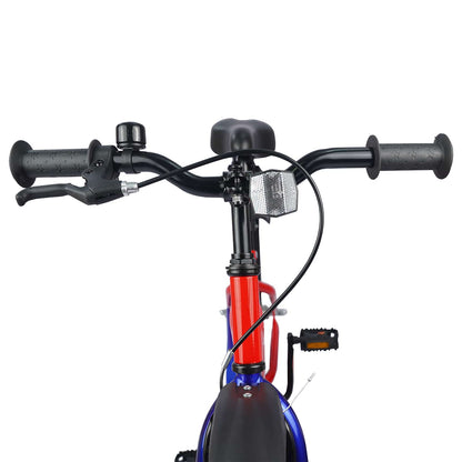 vidaXL Kids Bike 18 Inches for 5-7 Years Old Red