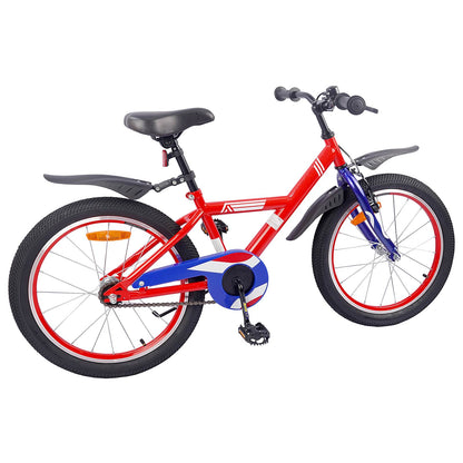 vidaXL Kids Bike 18 Inches for 5-7 Years Old Red