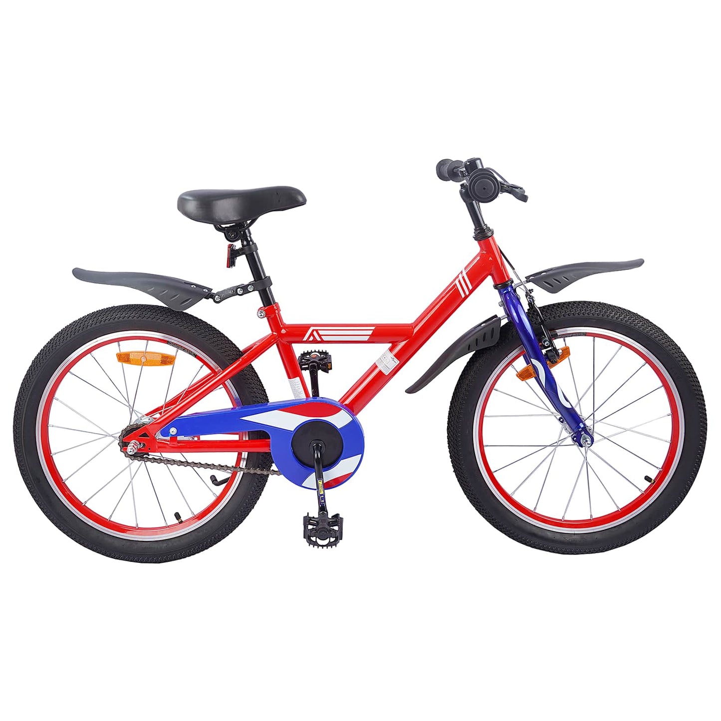 vidaXL Kids Bike 18 Inches for 5-7 Years Old Red