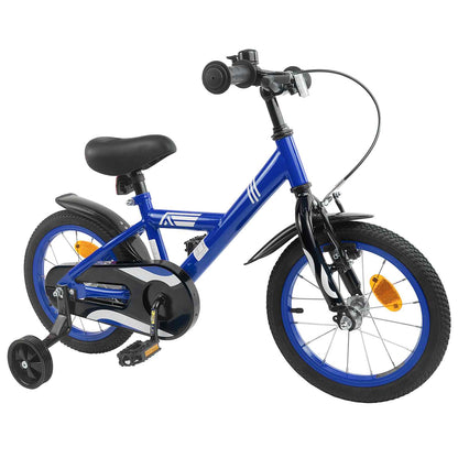 vidaXL Kids Bike 16 Inches for 4-6 Years Old Dark Blue